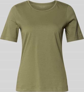 Christian Berg T-Shirt mit Rundhalsausschnitt in Oliv, Gr&ouml;&szlig;e XXL