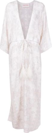 Valentino Garavani Geometric-Print Beach Cover-Up