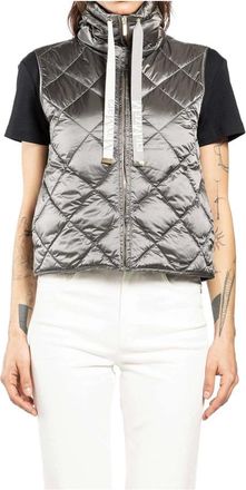 Max Mara Waistcoats, female, Gray, 2XS, Tregic Gilet
