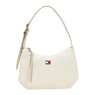 Tommy Hilfiger Shoulder Bags, female, Beige, Size: ONE SIZE Slouchy City Shoulder Bag
