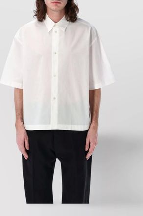 STUDIO NICHOLSON mm organic cotton short sleeves shirt