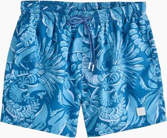 HUGO BOSS Mens Boss Black BOSS PIRANHA SWIM SHORTS LIGHT PASTEL BLUE - Size: 36/32