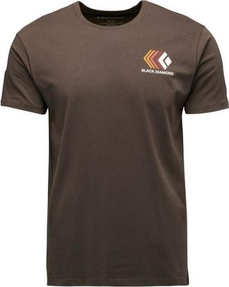 Black Diamond Faded S/S Tee T-Shirt f&uuml;r Herren | braun