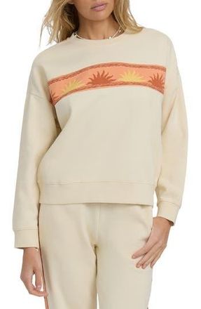 Billabong Echo Crewneck Sweatshirt in White Cap at Nordstrom Rack, Size X-Small