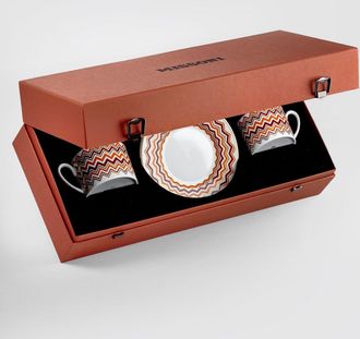 Missoni Home Iconic - Luxury Box Set 2 Pcs. Tea Cup & Saucer