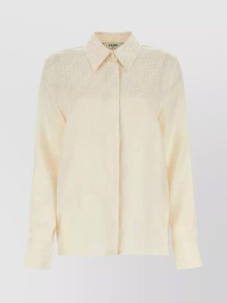 Fendi silk oversized shirt
