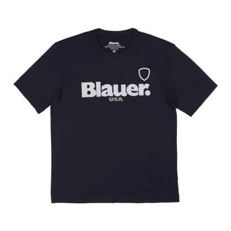 Blauer Heren, Tops, Blauw, Maat: L Poliester