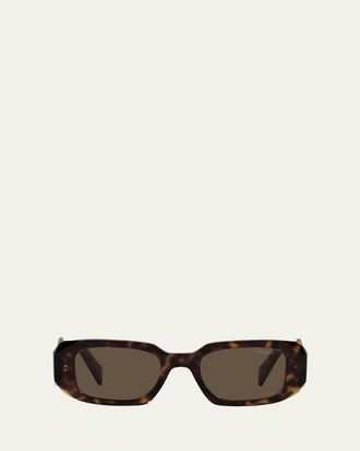 Prada Rectangle Acetate Sunglasses