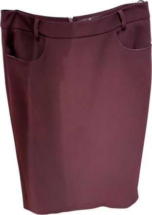 Ermanno Scervino Skirt - Dames - Midirokken - Paars - L - Rokken