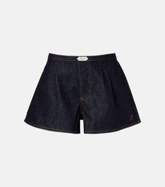 Jacquemus Logo denim shorts