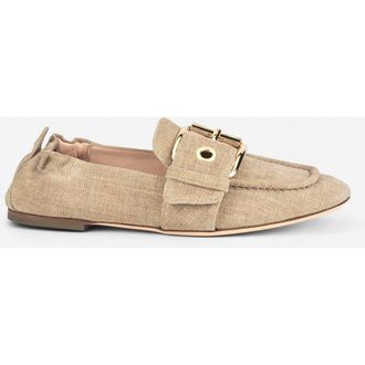 AGL Maya Embellished Loafer in Linen Effect at Nordstrom, Size 37.5
