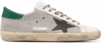 Golden Goose Super-star Net Upper Forated Leather Toe Suede Star Leather Heel