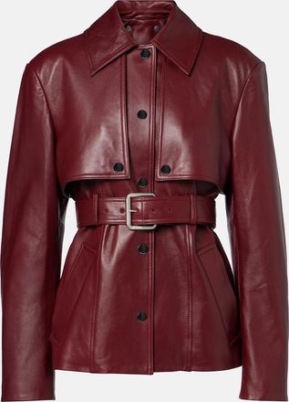 Sportmax Stenzone convertible leather jacket