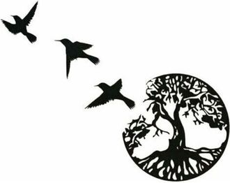 OEM Arte Mural De Metal, &Aacute;rbol De La Vida, Letrero De &Aacute;rbol Geneal&oacute;gico De Metal, Decoraci&oacute;n De Pared, Decoraci&oacute;n Del Hogar