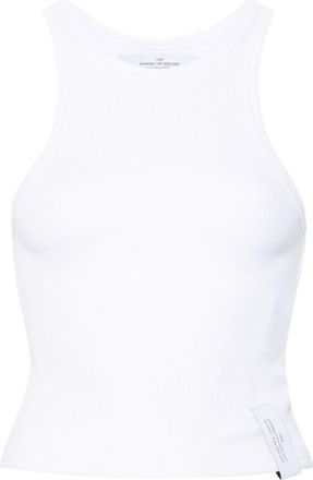 Rokh ribbed tank top - women - Cotton - L - White