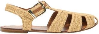 Maje Flat strap sandals in Beige at Nordstrom, Size 39