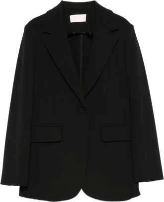 iBlues Gufo notched-lapel blazer - Black