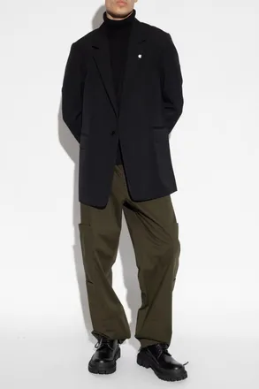 Jil Sander Single-breasted Blazer, Mens, Black