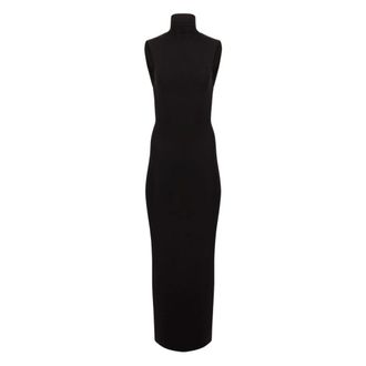 Nina Ricci Maxi Dresses, female, Black, M, Long Draped Dress