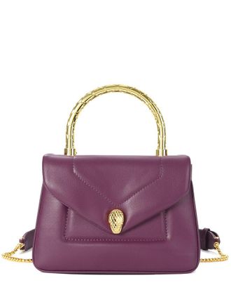 Tiffany & Fred Leather Top Handle Satchel