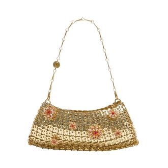 Paco Rabanne Shoulder Bags, female, Multicolor, Size: ONE SIZE Metal Purse