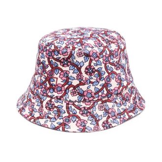 Isabel Marant Accessories, female, Multicolor, 57 CM, Floral Print Bucket Hat