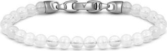 Vincero Spiritual Bead Birthstone Bracelet in June /Moonstone at Nordstrom, Size 7.5