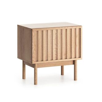 Petits Meubles Mesilla de noche 1 puerta paneles laminados madera