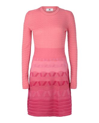M Missoni Wave-Pattern Long Sleeve Dress