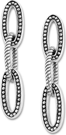 Samuel B. Chain Link Linear Drop Earrings in Silver at Nordstrom Rack