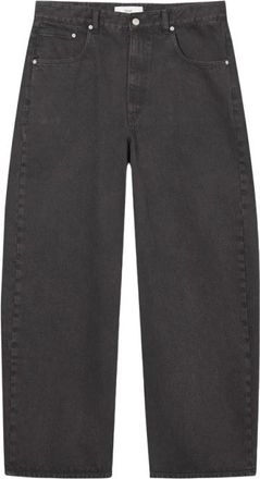 Dunst Relaxed Wijde Jeans - Heren - Loose Fit Jeans - Grijs - L - Katoen - Jeans