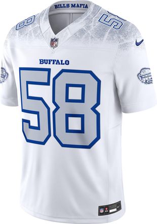 Nike Matt Milano Buffalo Bills Rivalries Collection Nike Mens Dri-FIT NFL Limited Jersey in White | 31NM0G6281F-NUS