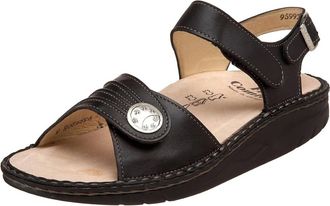 Finn Comfort Womens Sausalito Sandal In Black