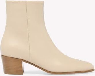 Gianvito Rossi Spencer Bootie in Sand Calf Leather at Nordstrom, Size 41.5