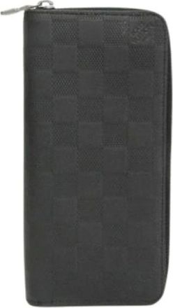 Louis Vuitton Pre-owned Wallets, male, Black, Size: ONE SIZE Pre-owned Zippy Wallet Vertical N63548
