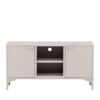 Meubles et Design Mueble de TV de metal L120cm - Beige