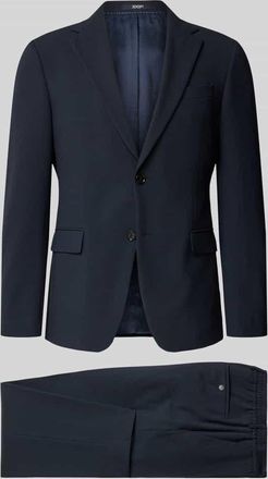 Joop Anzug mit Reverskragen und Hose mit elastischem Bund in Marine, Gr&ouml;&szlig;e 106