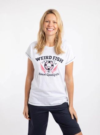 Weird Fish South Shore Graphic T-shirt in White at Nordstrom, Size 10
