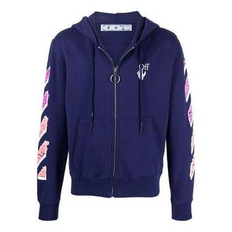 Off-white Mens Off-White SS21 Casual Zipper Ordinary Version Blue OMBE001R21FLE0024632