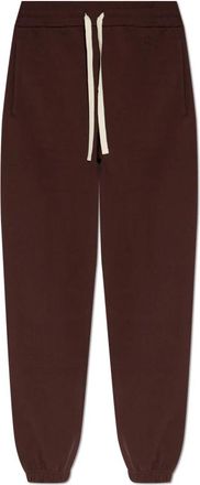 Jil Sander Broeken, Dames, Bruin, S, Katoen, Katoenen sweatpants