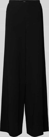 M.A.C Wide Fit Stoffhose mit teilelastischem Bund Modell Coraline in BLACK, Gr&ouml;&szlig;e 36/30