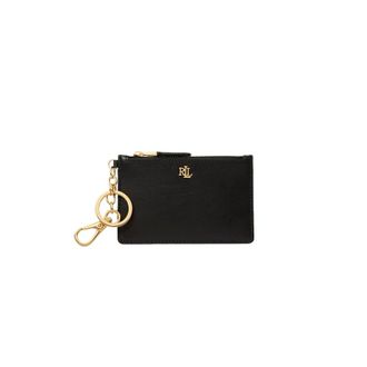 Ralph Lauren Wallets & Cardholders, female, Black, Size: ONE SIZE Zip Card Case