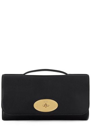 Mulberry Lily Vesta Nappa Leather Clutch - Black - One Size