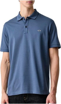 Paul & Shark Polo Shirt in Doppio Piqu&eacute; - - Tops - Uomo - Blu - L