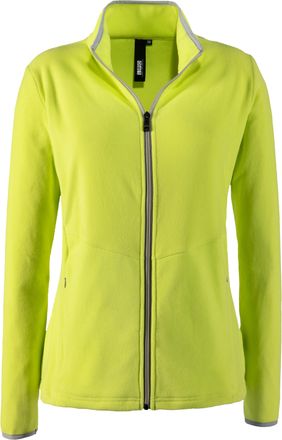 Deproc Fleecejacke DEPROC ACTIVE DECORAH II WOMEN, Damen, Gr. 36 (S), gr&uuml;n (limette), 100% Polyester, tailliert, gerader Abschluss, Jacken Fleecejacke, weich