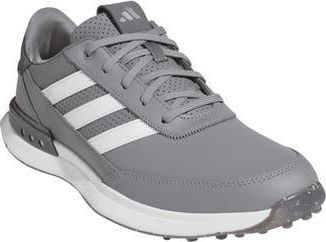 adidas S2G 24 Waterproof Leather Spikeless Golf Shoe in Grethr/ftw at Nordstrom Rack, Size 11.5