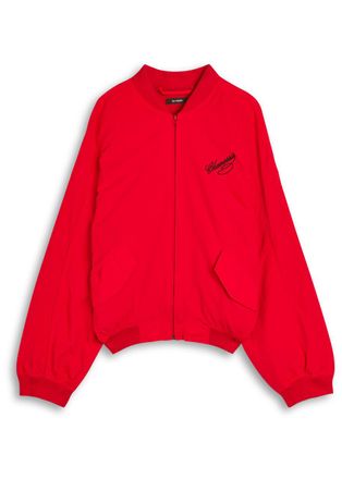 Willy Chavarria Logo-embroidered Shell Bomber Jacket - Red - S