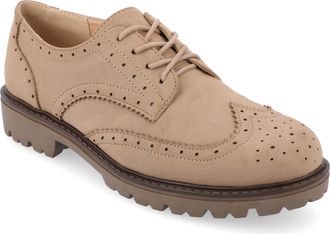 Journee Collection Women & apos;s Claudiya Medium and Wide Width Oxford