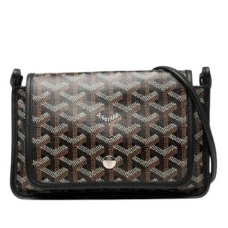 Goyard Pre-owned Vintage Cross Body Bag - Dames - Pre-owned - Zwart - Maat: ONE Size Leer