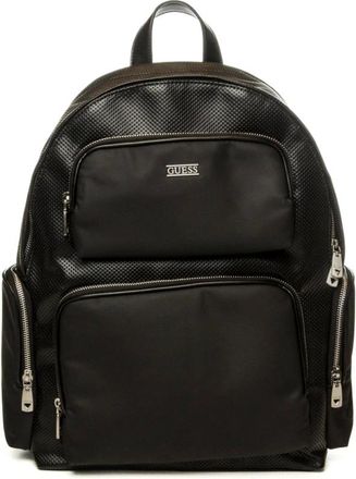 Guess Tassen, Heren, Zwart, ONE Size, Leer, Boston Rugzak